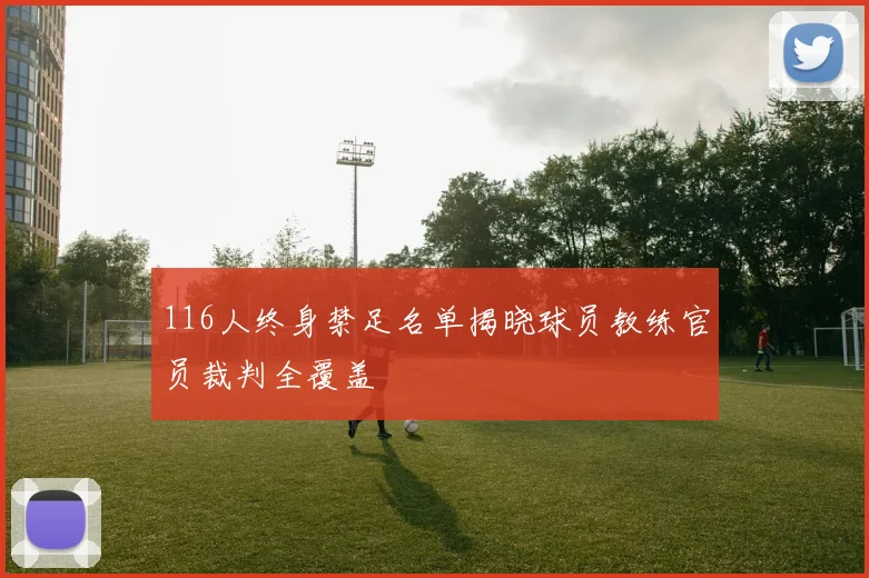 116人终身禁足名单揭晓球员教练官员裁判全覆盖